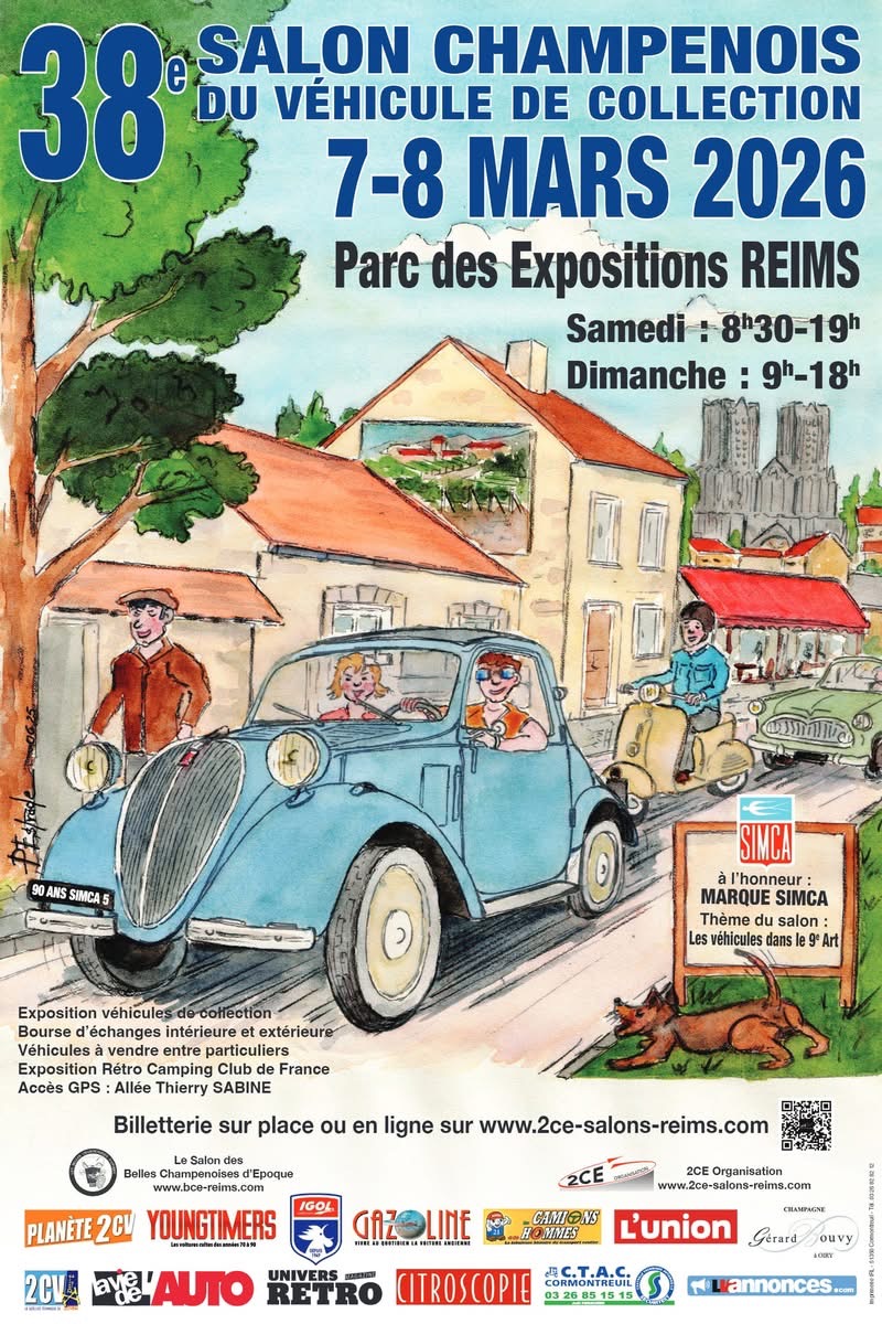 Salon Rétromobile - 28 janvier au 1er février 2026